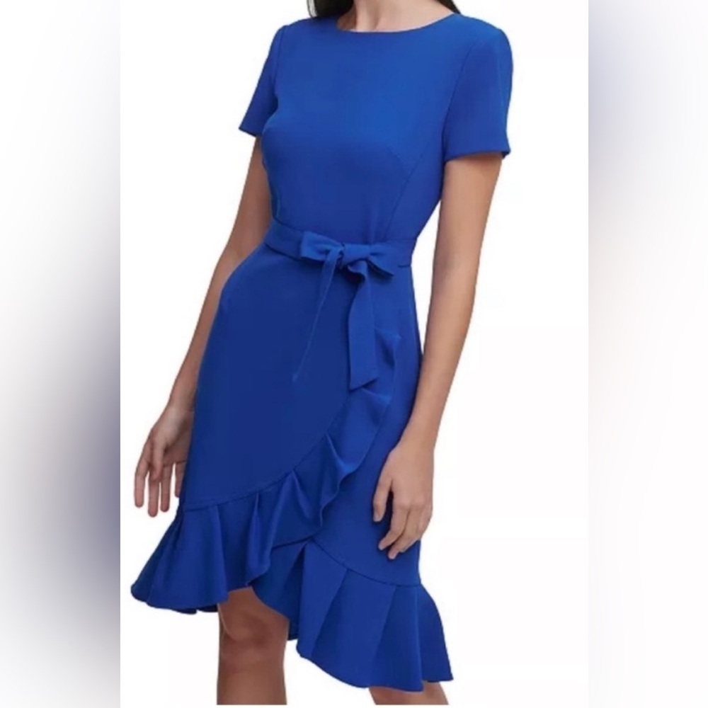 Calvin Klein Royal Blue Midi Dress
